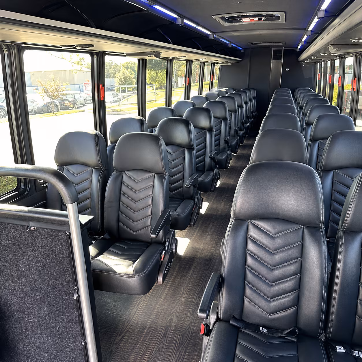 queens employee transportation onboard seating